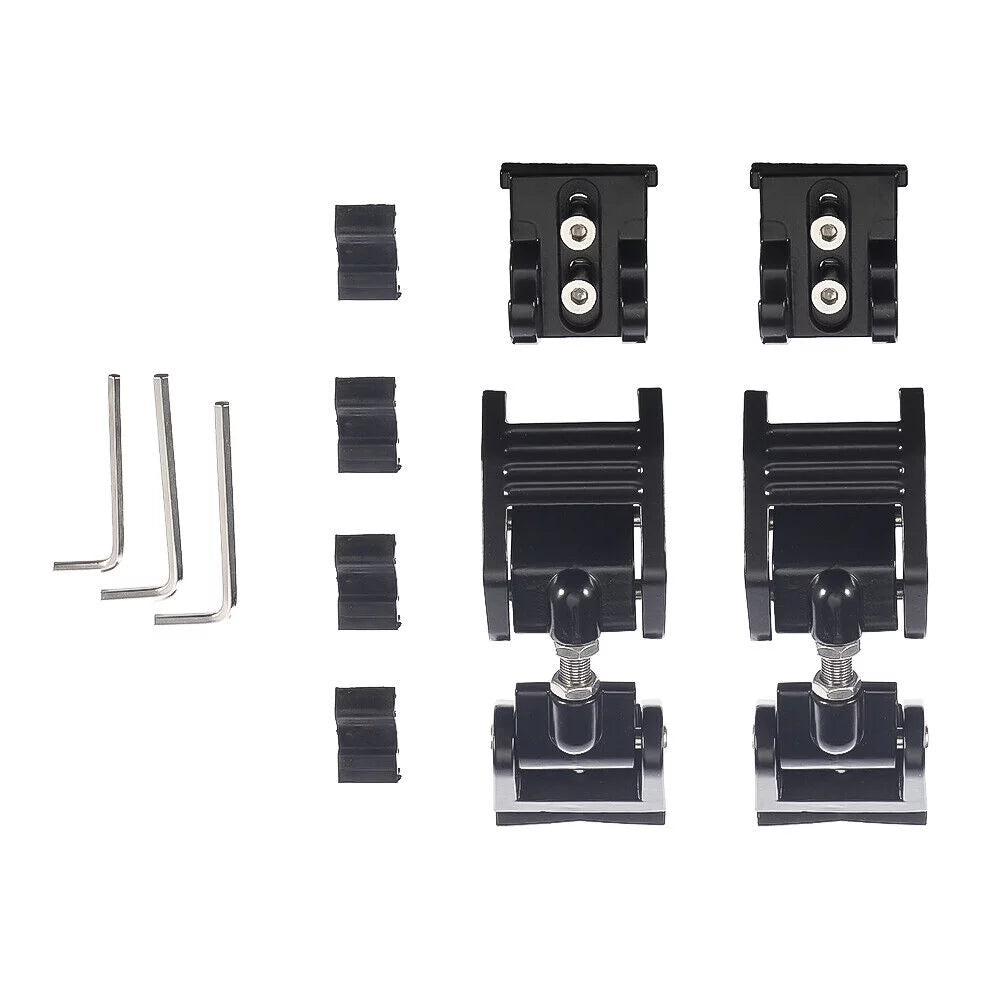Jahyshow Premium Hood Latch Lock Catch Set for Jeep Wrangler JK 07-18 - Enhance Your Jeep's Security
