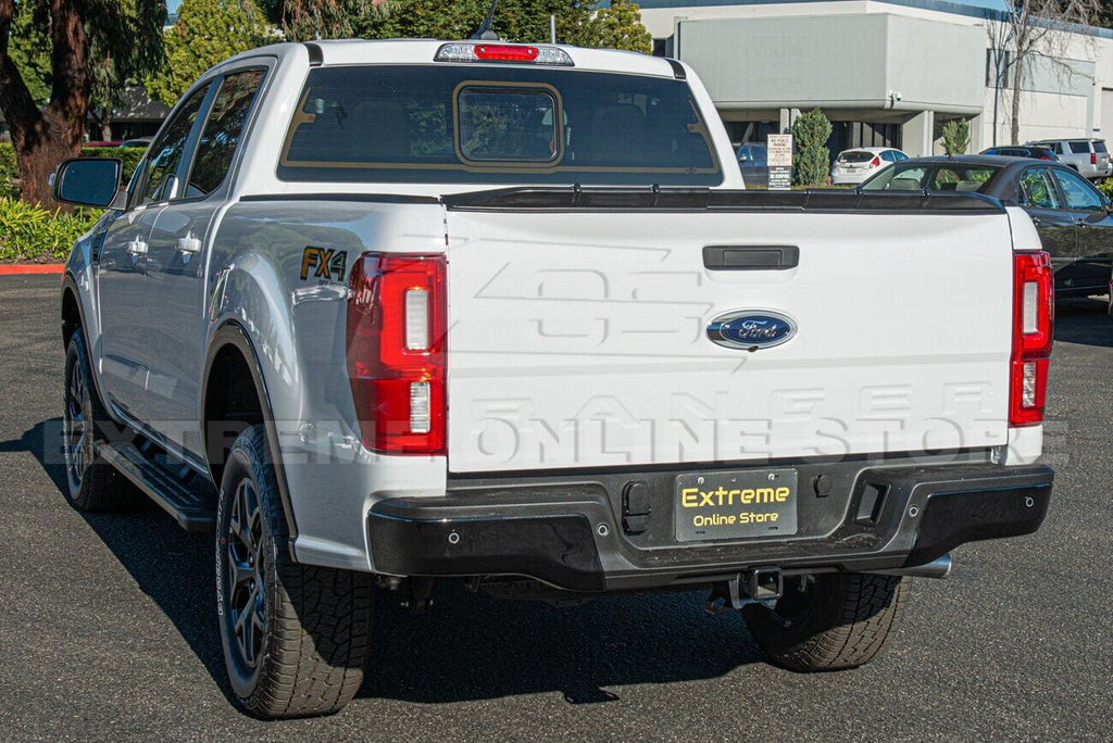 Replacement For 2019-Present Ford Ranger ALL Models | Street Series ABS Plastic - MATTE BLACK Rear Trunk Lid Wing Tailgate Spoiler