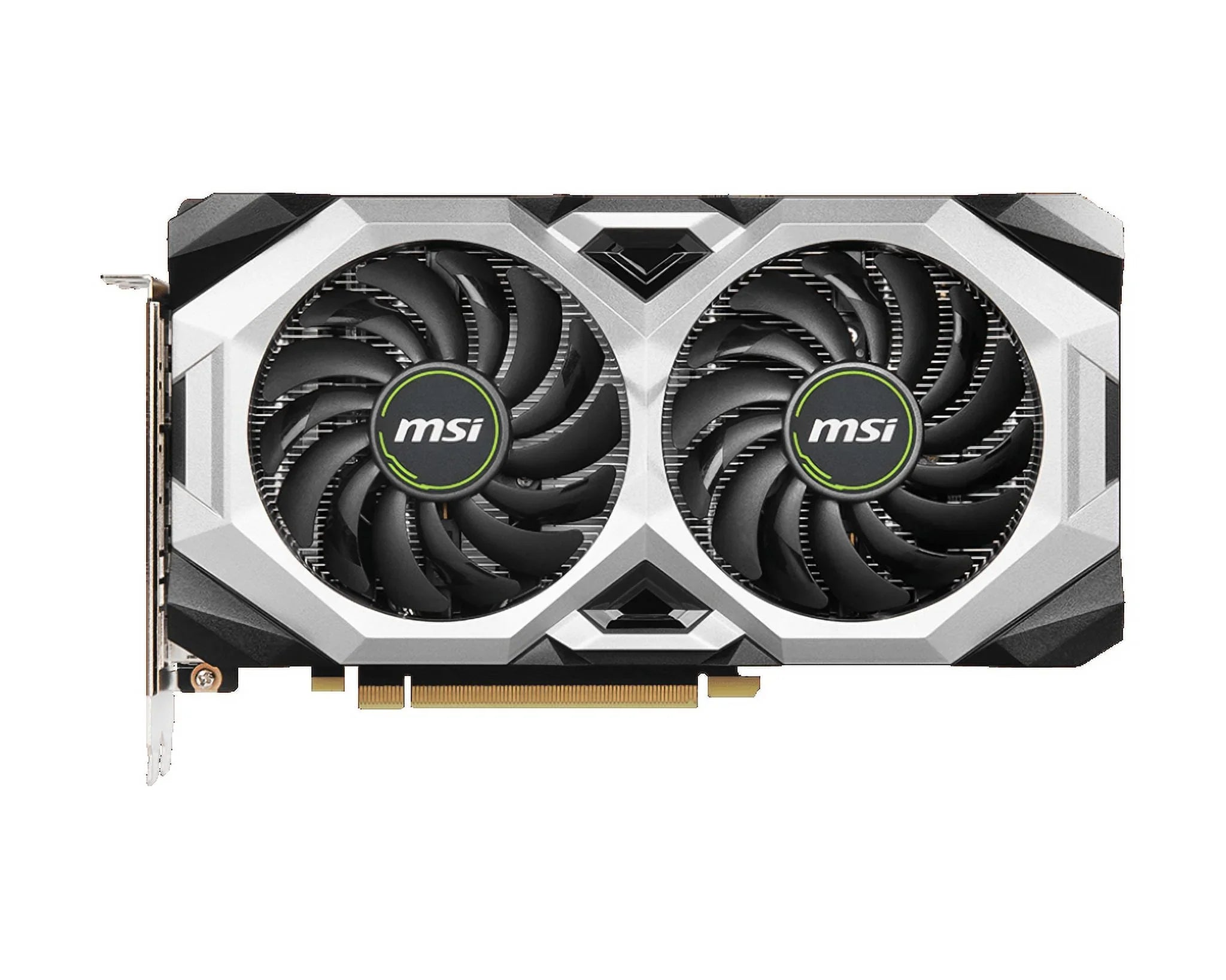 MSI GeForce RTX 2060 VENTUS GP Graphics Card, 6GB GDDR6, PCI-E Gen 3, DP x 3, HDMI x 1, Dual-fan Design, VR Ready