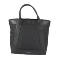 Pre-Owned BALENCIAGA Balenciaga Kabas S tote bag 363425 nylon leather black silver metal fittings (Good)