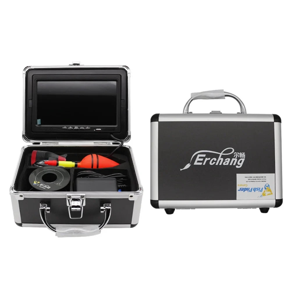 Erchang Fluid Fishing Camera Portable Fish Finder - 7 Inch Display Explore Depths of Boat, Kayak, Lake, and Sea Fishing with Ease