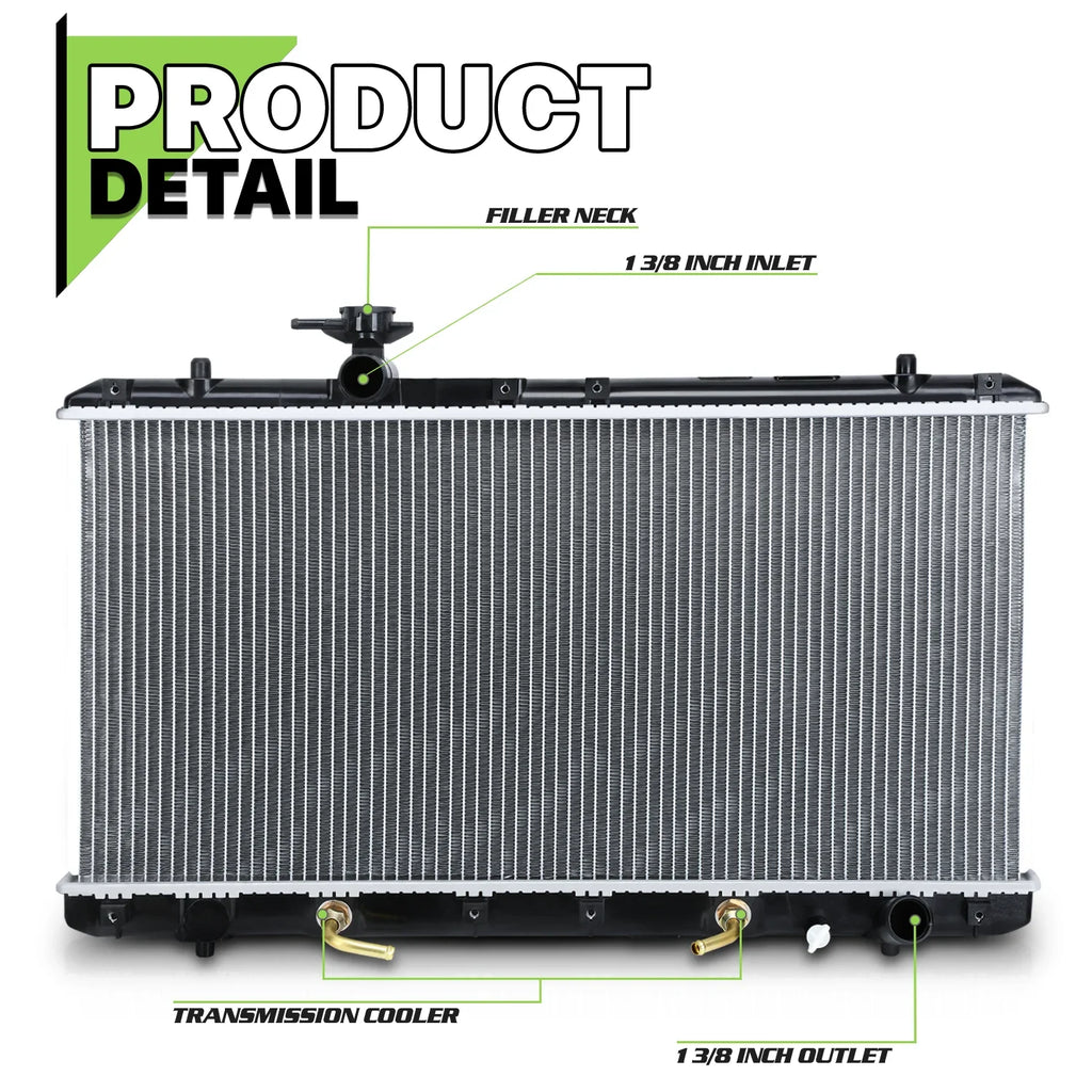 Magshion 2451 Aluminum Core Radiator OE Replacement for Suzuki Aerio 2.0L/2.3L (2002-2007) AT