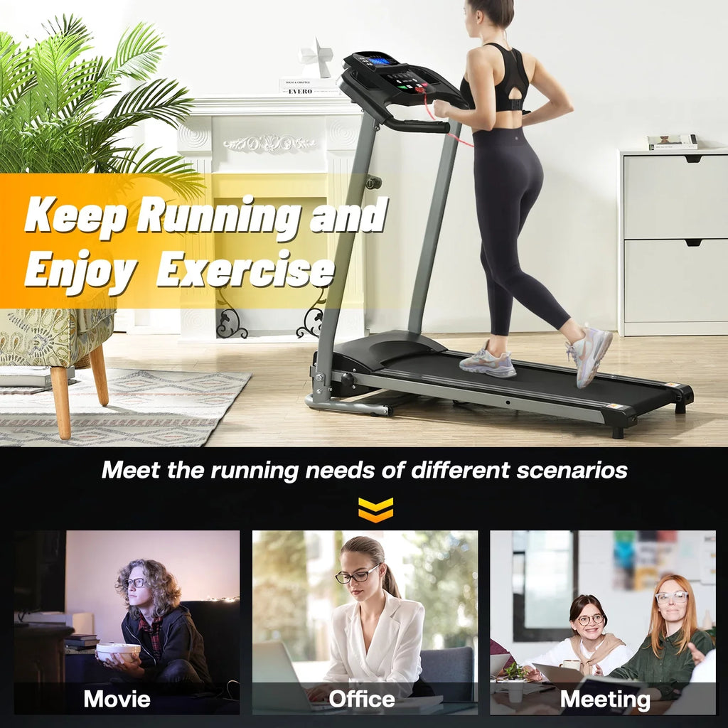 FYC Folding Treadmill Ideal for Small Apartments Perfect for Home and Gym Use