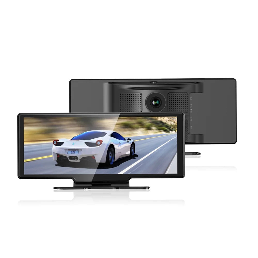 4K DVR Dash Front & Rear Driving Recorder, 10.26 Inch Monitor WiFi, G-Sensing, Loop Recording, Hands-Free Calling Dash Camera for Carplay Android Auto