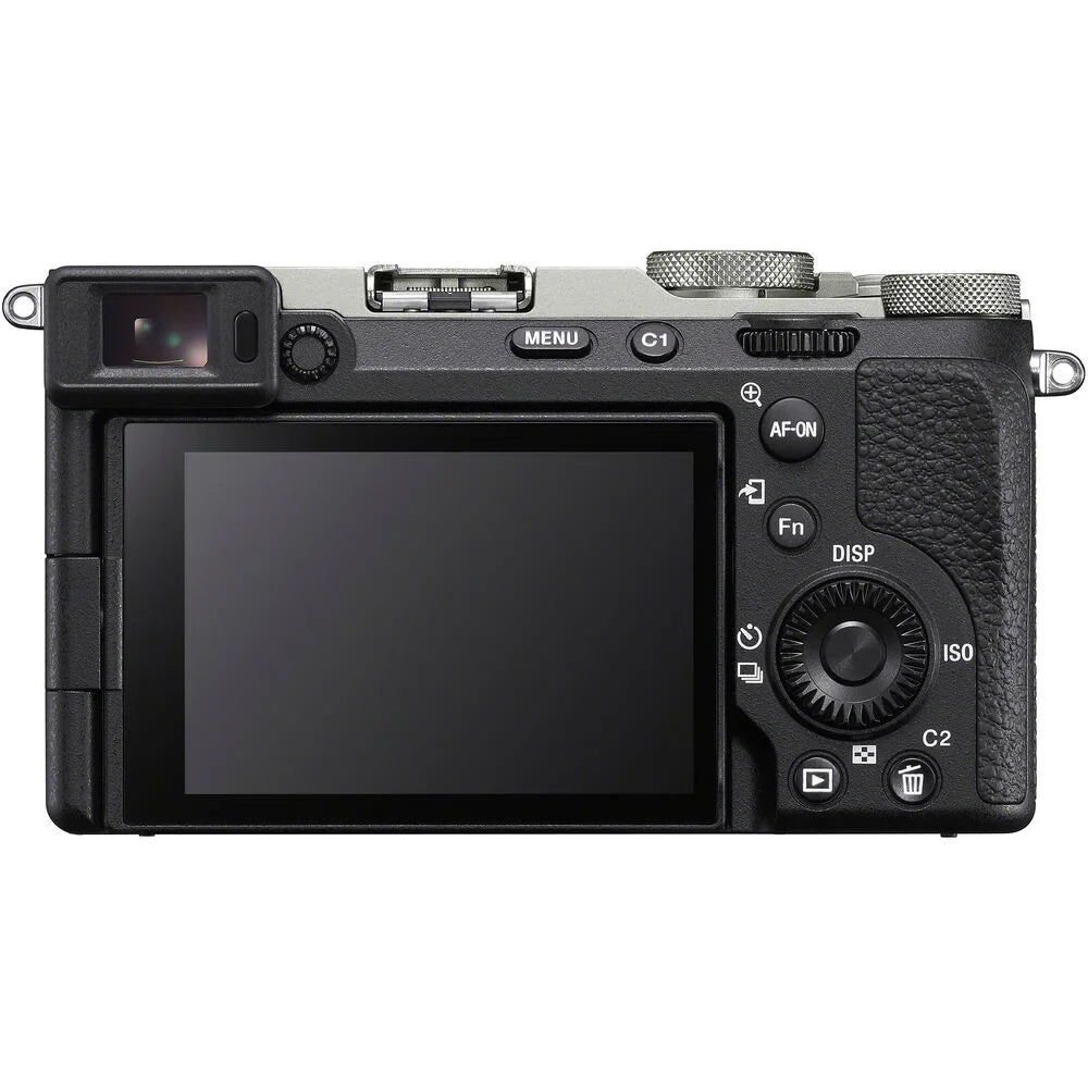 a7C II Full Frame Mirrorless Interchangeable Lens Camera Body Silver ILCE-7CM2/S Bundle with Deco Gear Photography Bag Case + Extra Battery + Dual Charger + Tripod + Software Kit & Accessories