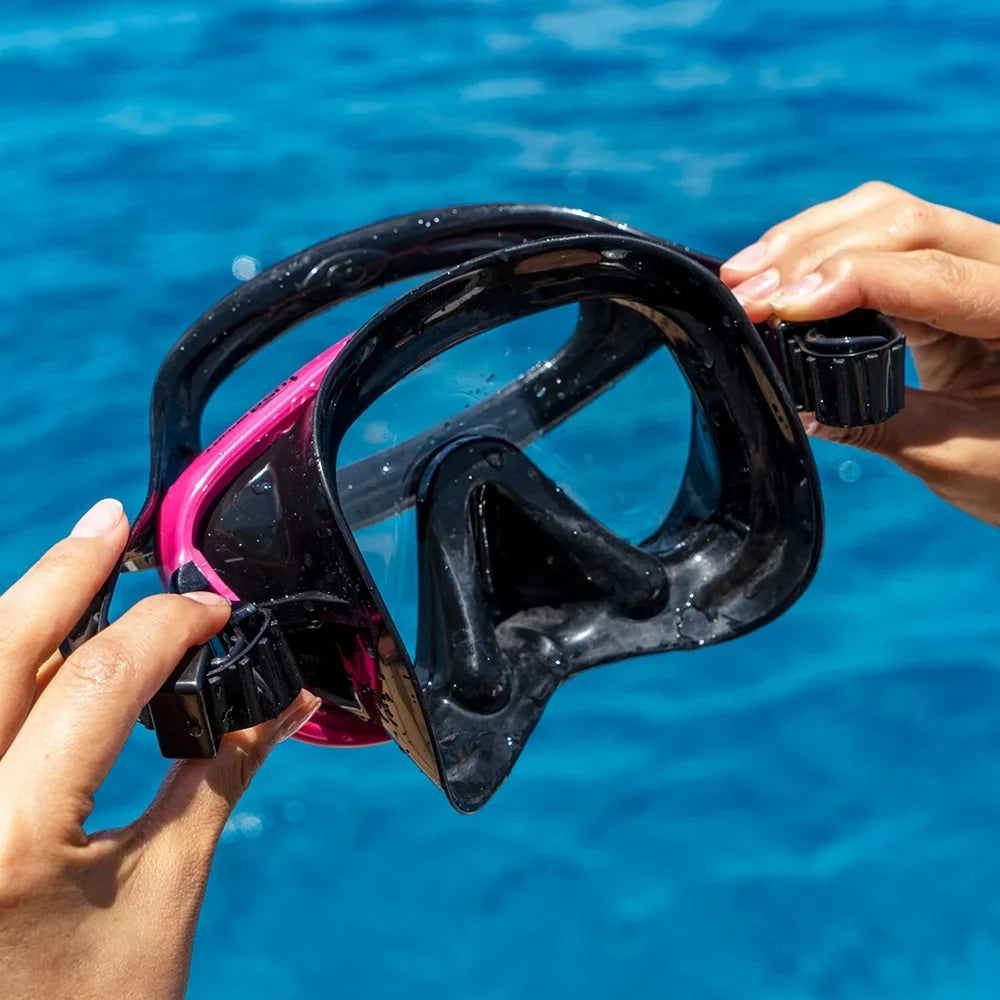 TUSA Sport UM16 Adult Serene Snorkeling Mask, Fishtail Blue