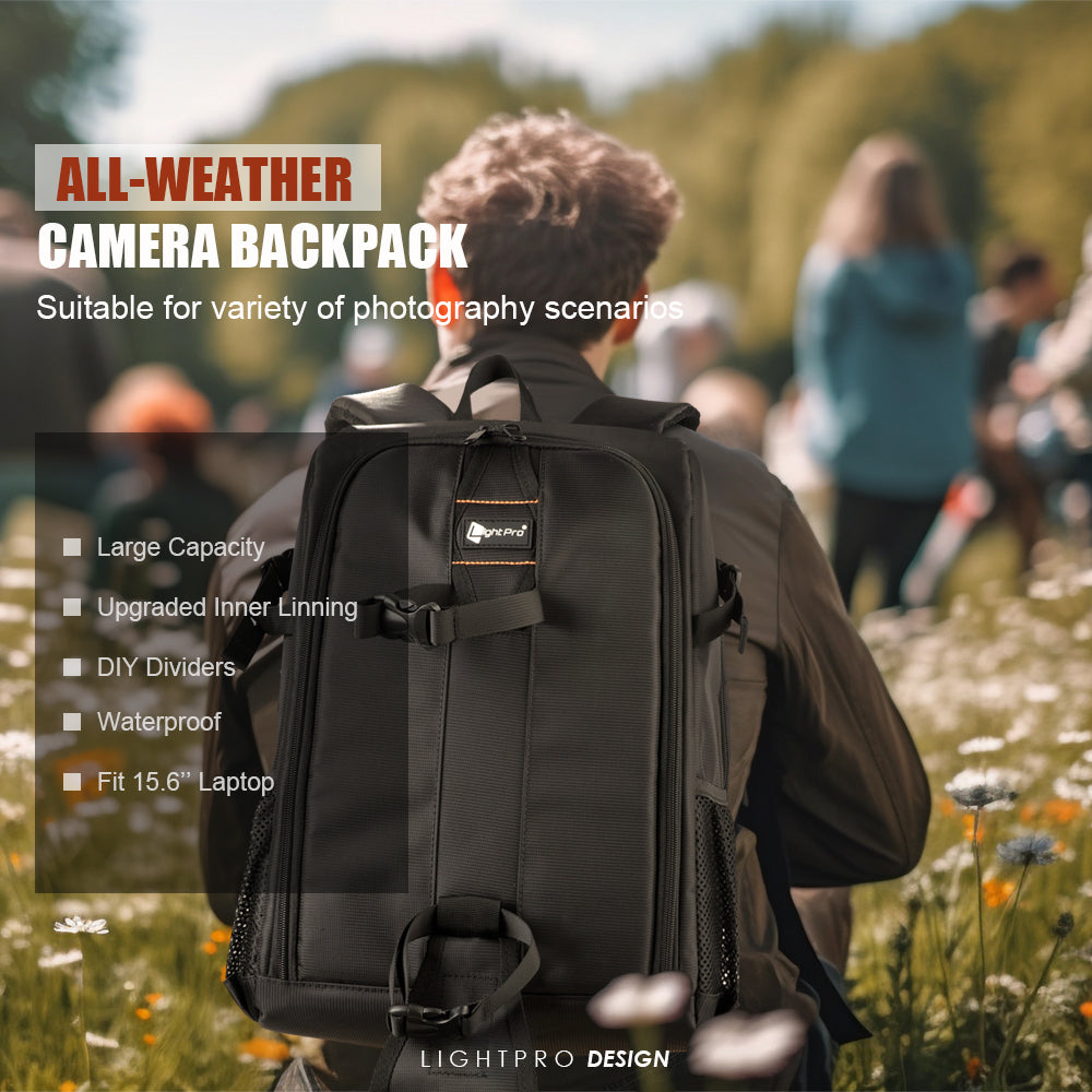 Big Capacity Photography Camera Fluid Shoulders Backpack Video Tripod DSLR Bag Drone Case w/ Rain Cover for Pentax