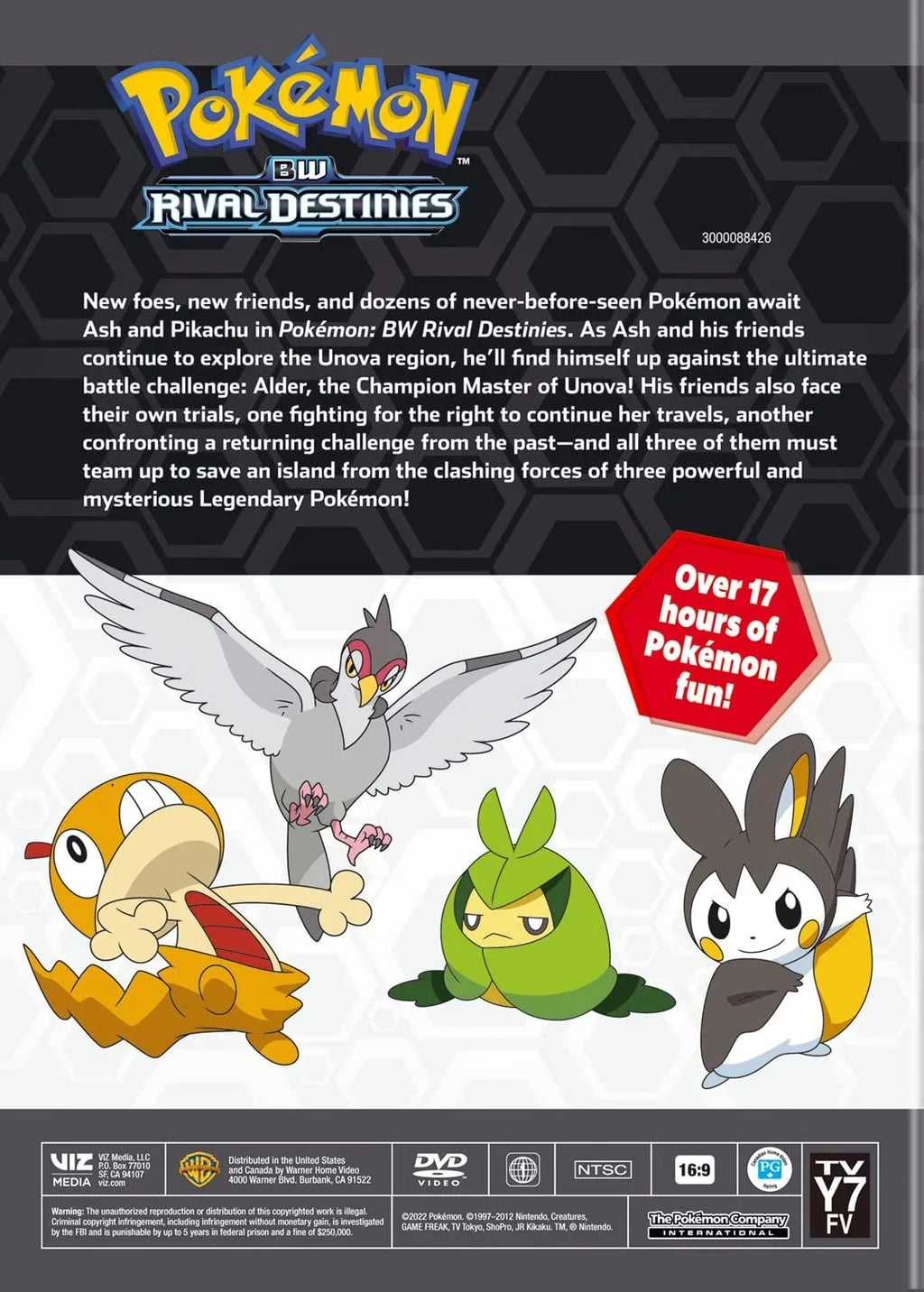Pokemon: BW Rival Destinies (DVD), Viz Media, Anime