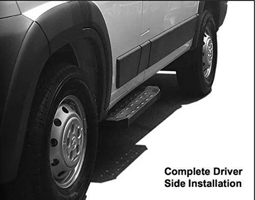TAC 6.5” Running Boards Fit 2014-2024 Dodge Promaster Van 136”/159” Wheel Base (Full Size) Utility Black Side Step Nerf Bars Side Bars Step Rails Off Road Exterior Accessories 2pcs
