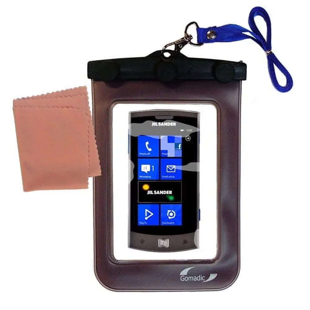 Gomadic Clean and Dry Liquid Protective Case Suitablefor the Jil Sander to use Liquid