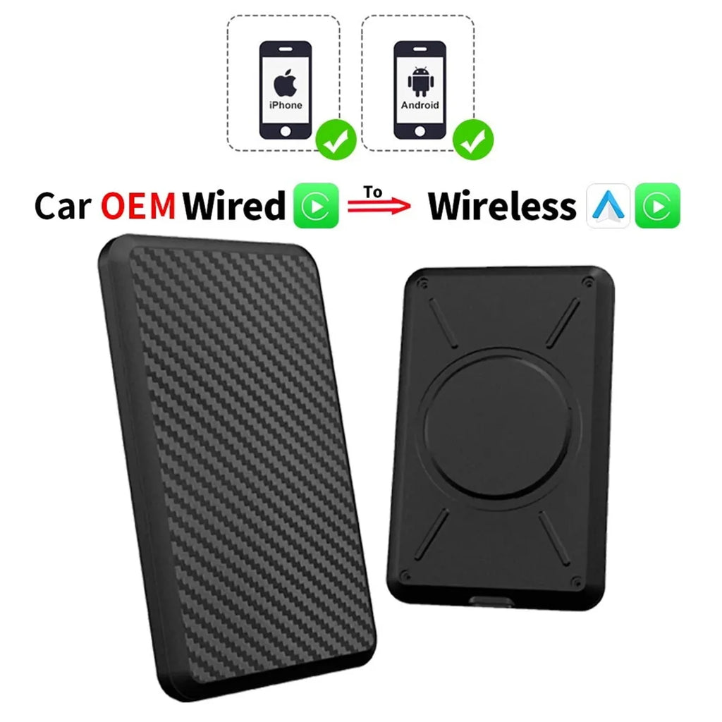 Masslatie Wired to Wireless CarPlay AI Box Android 11 System Mini Dongle Wifi Netflix Youtube Fit for Audi/Toyota/VW/Golf/Mercedes/Subaru
