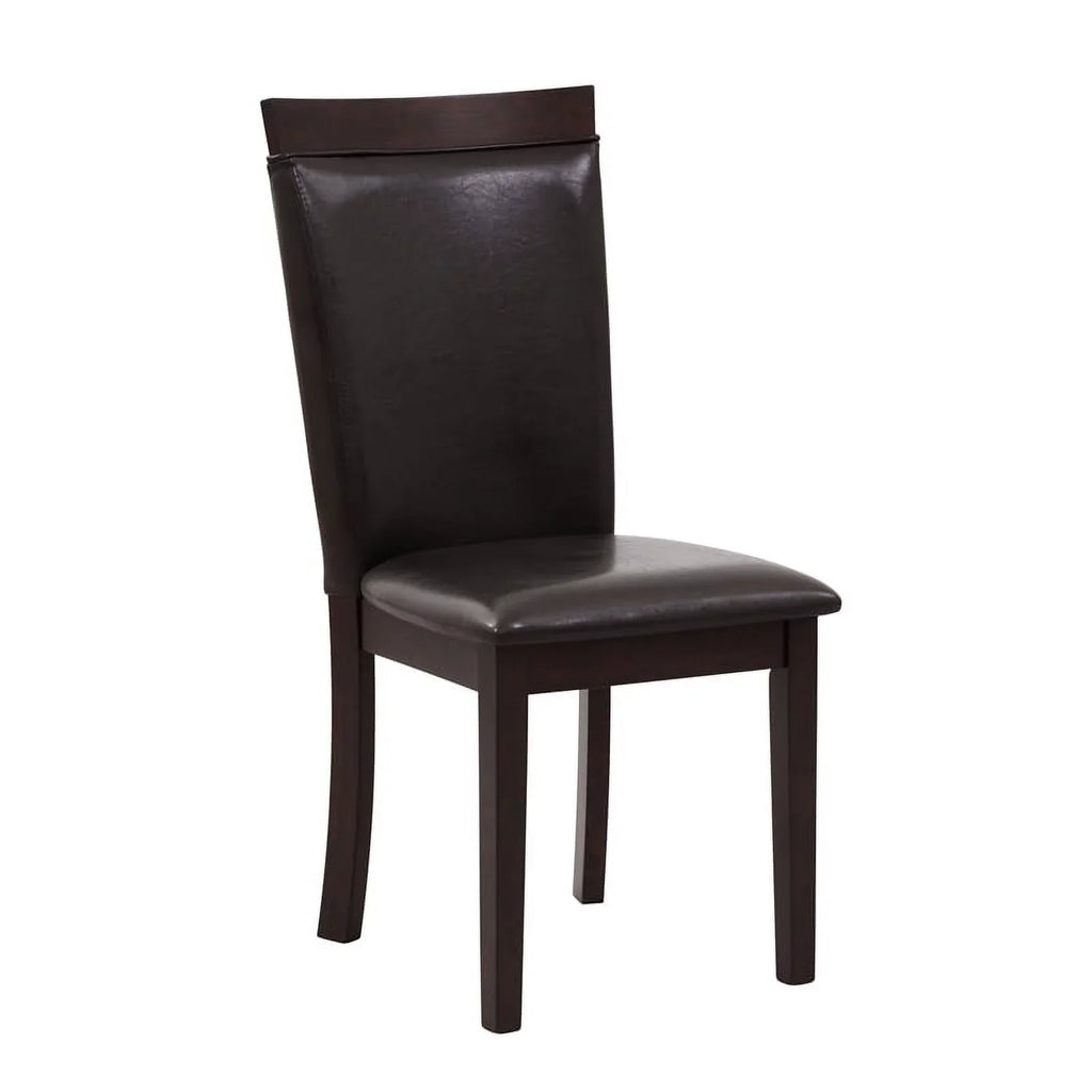 Lexicon Shankmen 5 Piece Wood Dining Set in Espresso