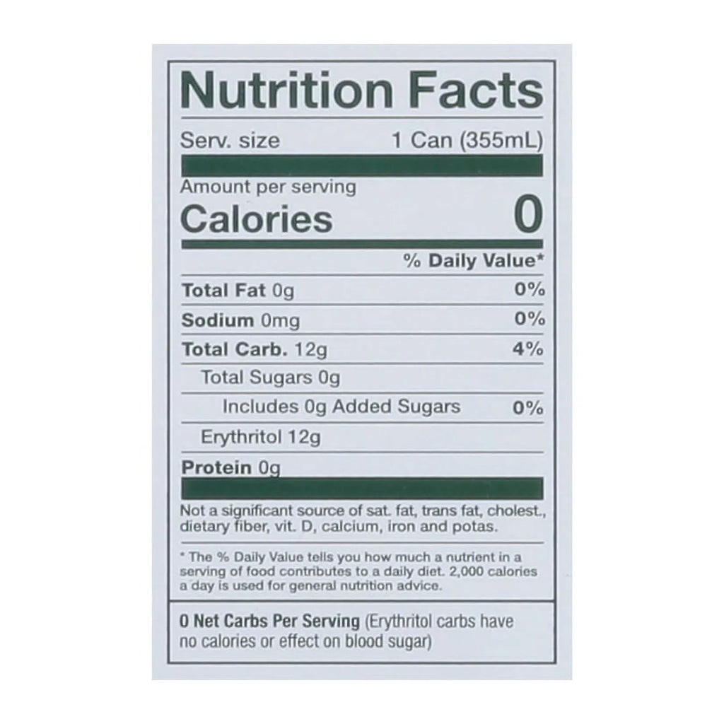 Reed's Ginger Ale, Zero Sugar - 24 x 12 floz