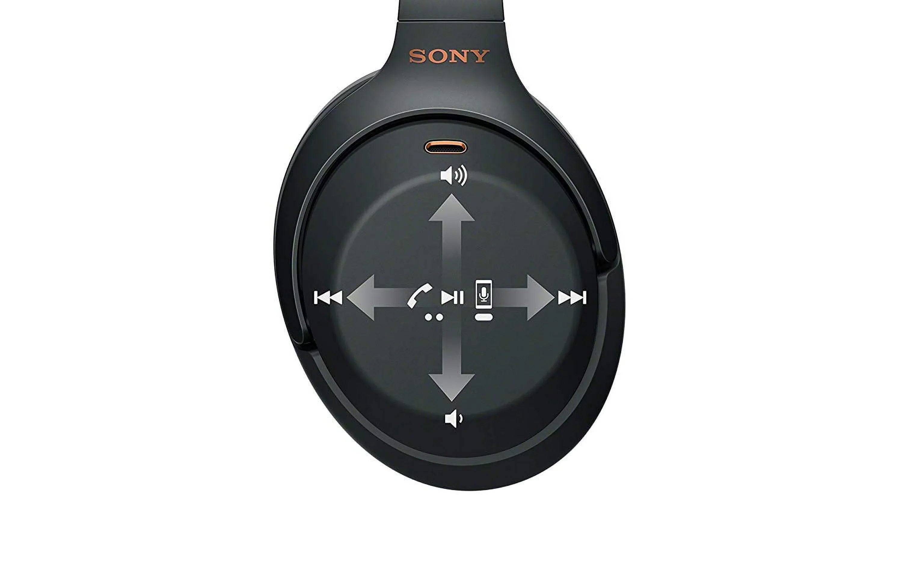 Restored WH1000XM3 Noise Cancelling Wireless Bluetooth Over the Ear Headphones, Black (Refurbished)