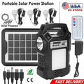 "Portable Power Station,Solar Generator with Solar Panel, Flashlights, Camp Lamps, Dual Way To Charge Power Station, Digital LED display,for Outdoor Camping,Home Emergency Power Supply, Fishing"