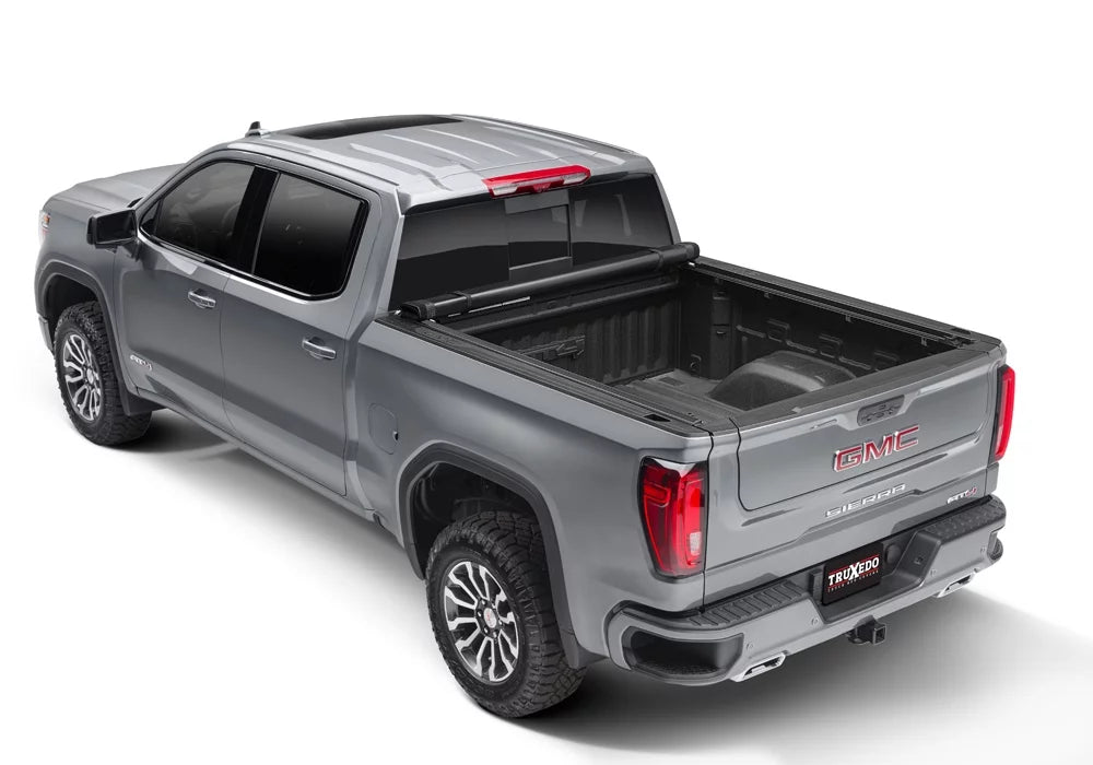 TruXedo Pro X15 Soft Roll Up Truck Bed Tonneau Cover | 1472601 | Compatible with 2019 - 2023 Chevy/GMC Silverado/Sierra, works w/ MultiPro/Flex tailgate 6' 7" Bed (79.4")