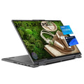 Yoga 7i Windows 11 Pro 16" 2.5K IPS 2-in-1 Business Notebook 12th Evo Platform 12-Core i5-1240P, 8GB LPDDR5 RAM, 1TB SSD, Iris Xe Graphics, Backlit KB, Fp, Gray