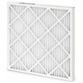 Global Industrial Standard Capacity Pleated Air Filter, MERV 8, Wire Backed, 12"Wx12"Hx1"D, Lot of 12