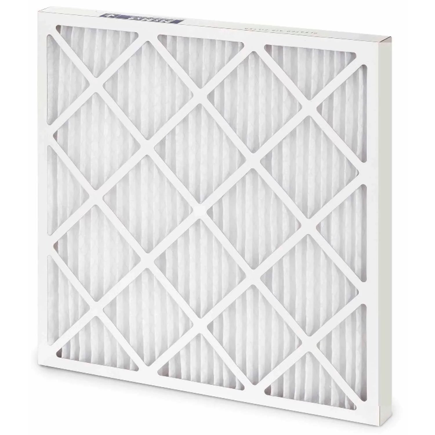 Global Industrial Standard Capacity Pleated Air Filter, MERV 8, Wire Backed, 12"Wx12"Hx1"D, Lot of 12