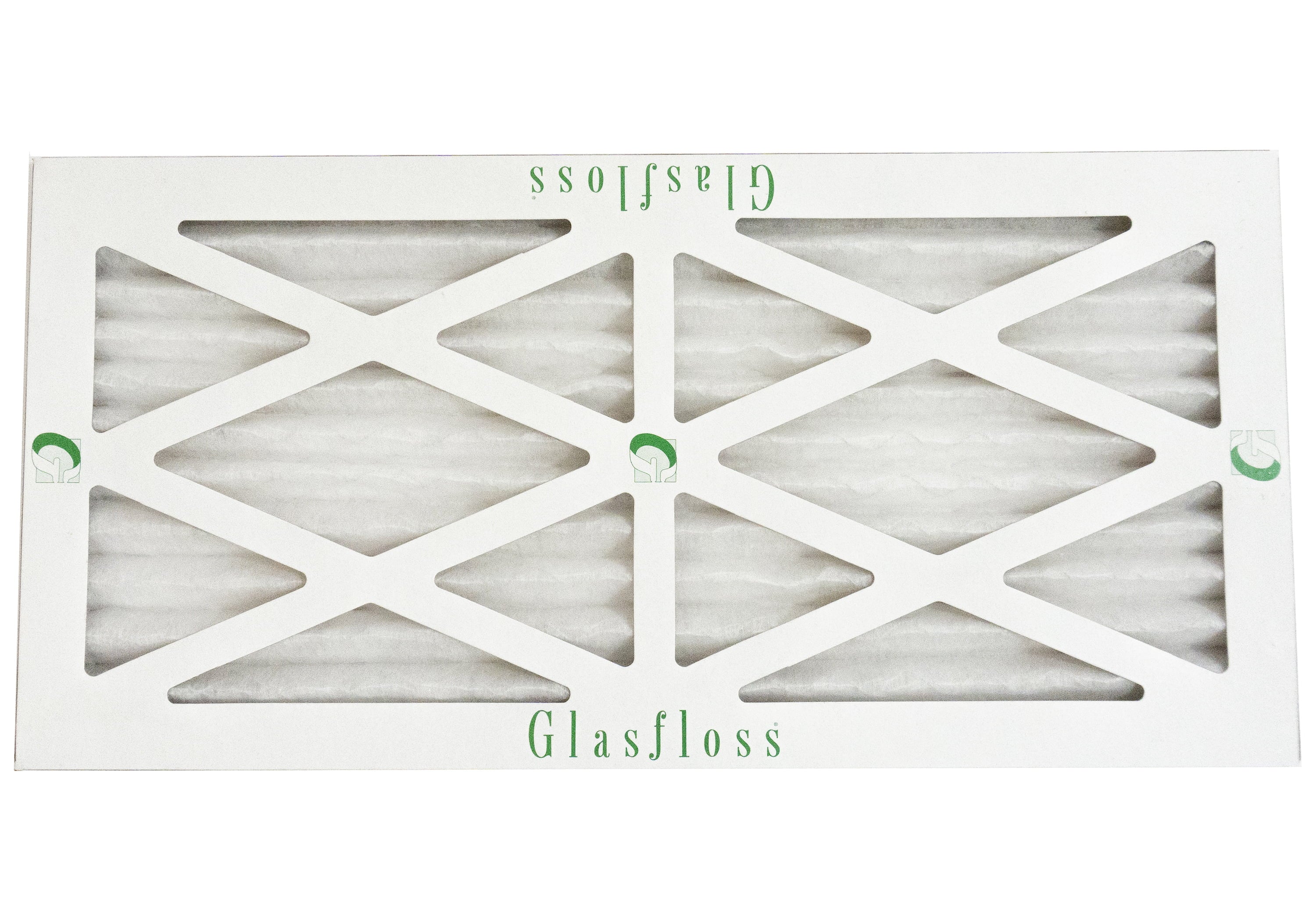 Glasfloss 8x24x1 - MERV 10 -Qty:12 - Furnace Air Filter - Made in USA (Actual Size: 7.5 x 23.5x7/8 inch)