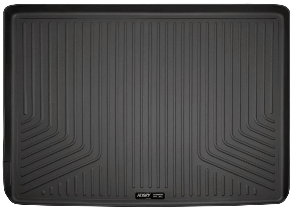 Husky by RealTruck - 28221 Compatible with 2015-19 Cadillac Escalade ESV, 2015-19 Chevrolet Suburban, 2015-19 GMC Yukon XL Cargo Liner Behind 3rd Seat Black
