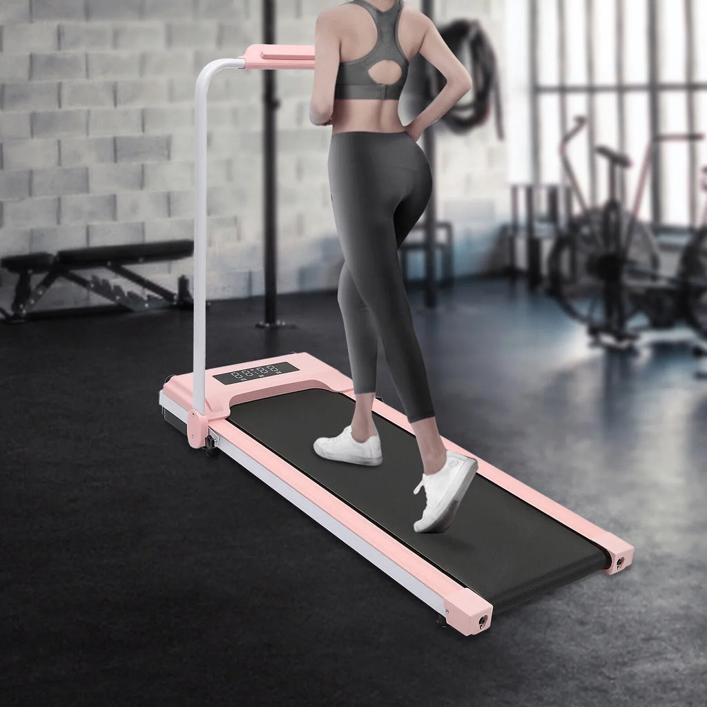Electric Treadmill Jogging Walking Exercise Machine Under Desk w/Remote 2 In 1