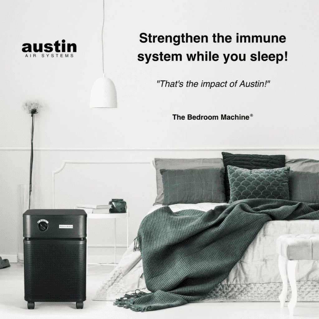 Austin Air Bedroom Machine Air Purifier, Plus 1 Complementary Prefilter, White