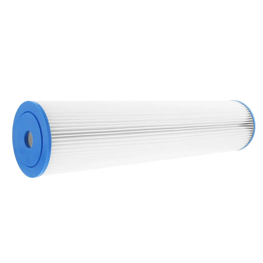 50 Micron 20 Inch x 4.5 Inch Pleated Polyester Whole House Sediment Replacement Cartridge