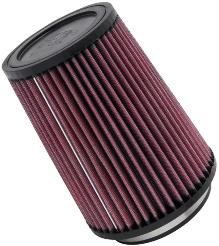 K&N Universal Clamp-On Engine Air Filter: Washable and Reusable: Round Tapered; 4 in (102 mm) Flange ID; 7 in (178 mm) Height; 5.375 in (137 mm) Base; 4.375 in (111 mm) Top , RU-2590