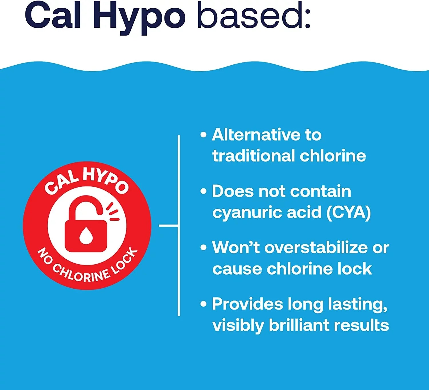 HTH Pool Care Shock Advanced, Swimming Pool Chemical Prevents Bacteria & Algae, Cal Hypo Formula, 1 lb (Pack of 6)