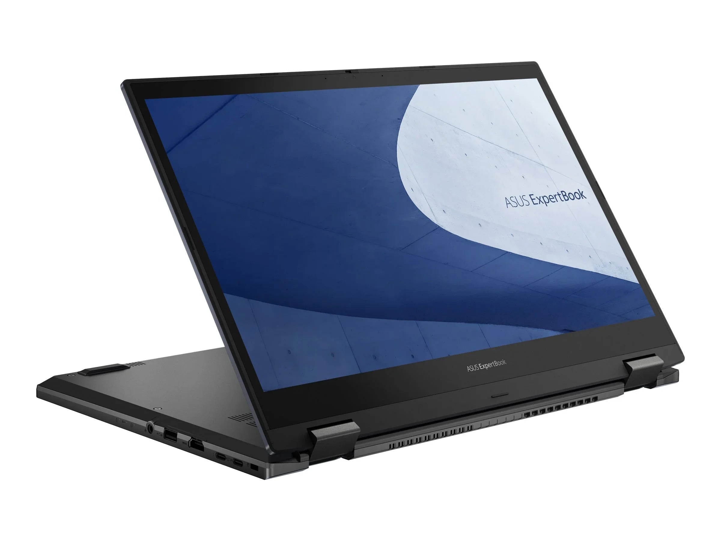 ExpertBook B2 Flip B2502FBA-XS74T - Flip design - Core i7 - 1260P / up to 4.7 GHz - Win 11 Pro - Iris Xe Graphics - 16 GB RAM - 512 GB SSD NVMe - 15.6" Display 1920 x 1080 (Full HD) - Wi-Fi 6E - star black (LCD cover), star black