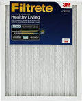 Filtrete Air Filter, MPR 1900, MERV 13, Healthy Living Ultimate Allergen 3-Month Pleated 1-Inch Air Filters, 2 Filters