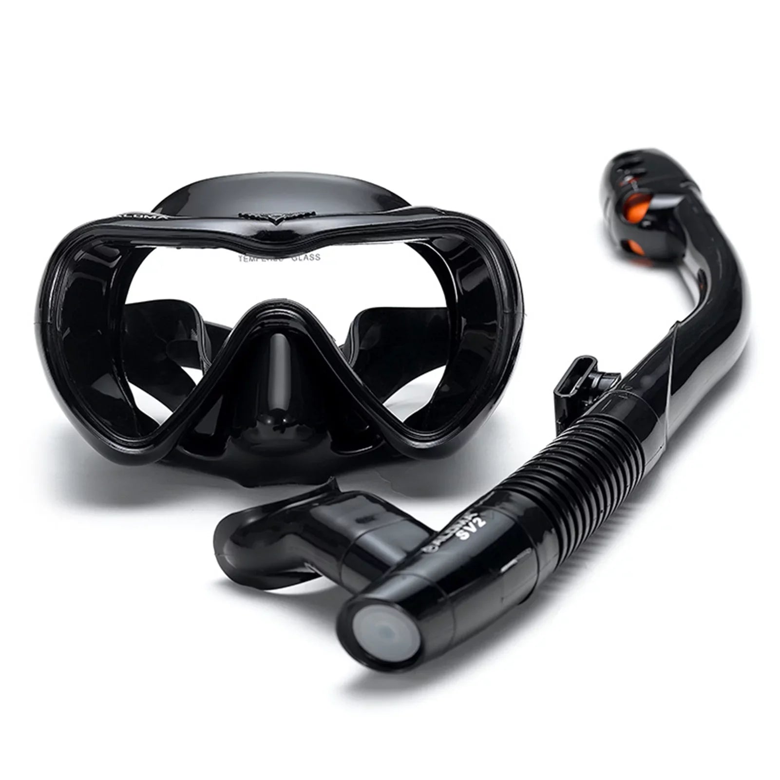 moobody Swim Goggles and Snorkeling Tube Set, Anti，fog with Leakproof Design