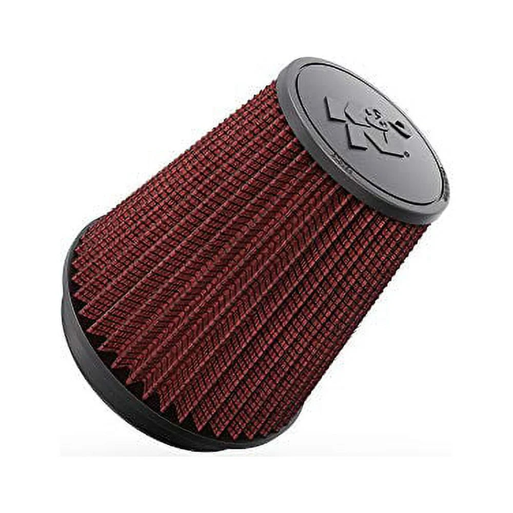 K&N Universal Clamp-On Engine Air Filter: Washable and Reusable: Round Tapered; 6 in (152 mm) Flange ID; 8.5 in (215.9 mm) Height; 7.5 in (191 mm) Base; 5 in (127 mm) Top , RF-1041