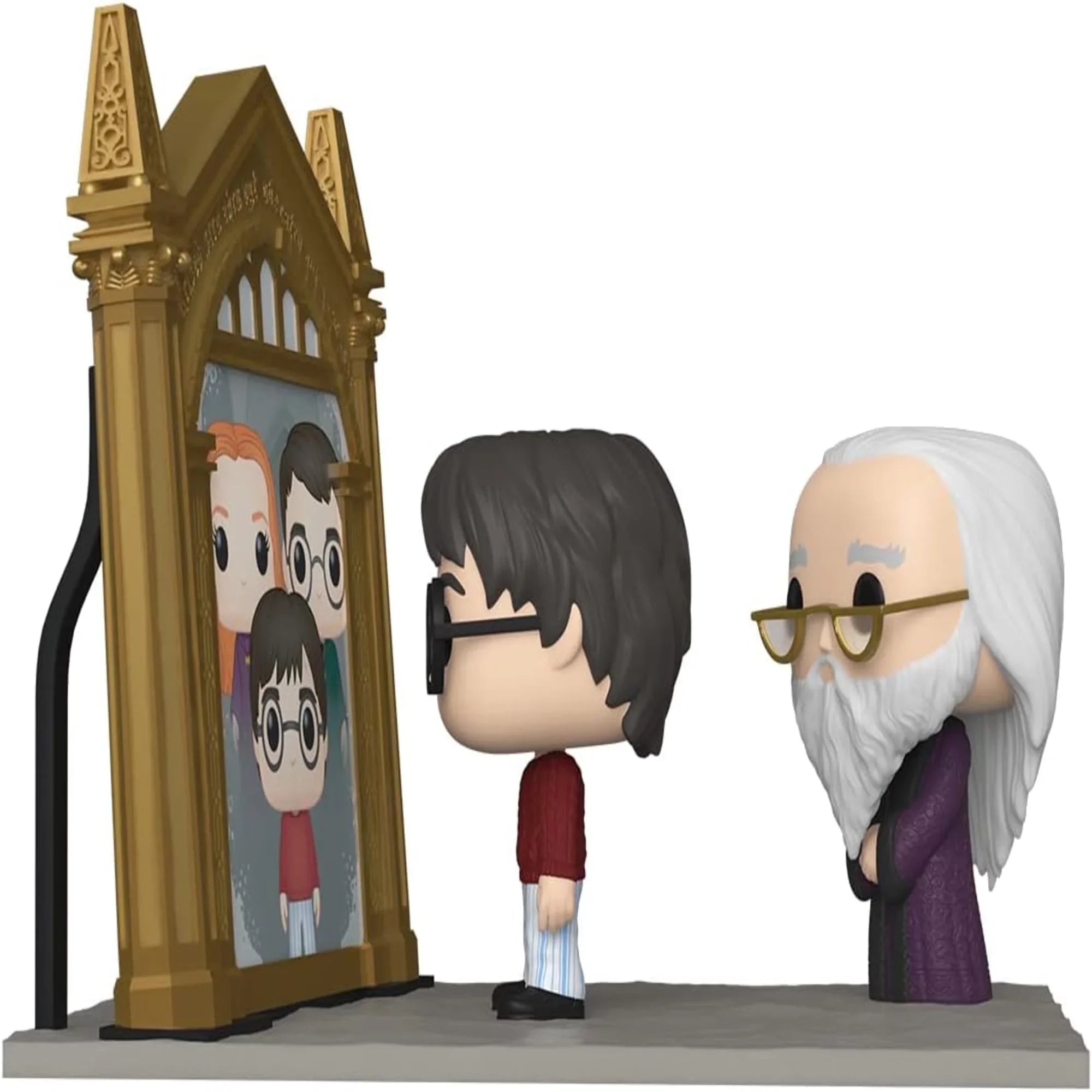 Funko: POP! Movie Moment Harry Potter and Albus Dumbledore with The Mirror Erised, Grow Your Wizarding World Collection Today, Vinyl Collectible, Exclusive Item!