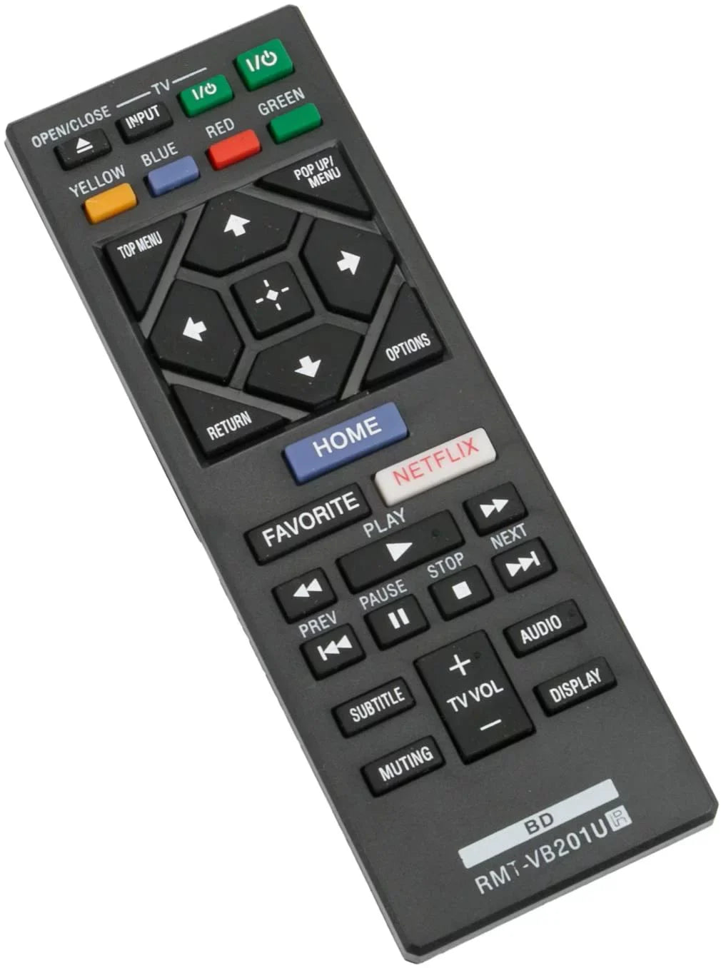 RMT-VB201U Replace Remote Control fit for Blu-Ray BD Disc DVD Player BDP-BX370 BDP-S1700 BDP-S3700 BDP-S6700