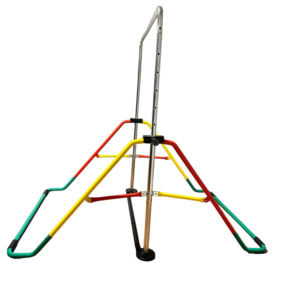 NEW Iron Bar Kids Jungle Gym with Height Adjustable Feature Foldable Jungle Gym for Beginners Horizontal Kip Bar Multicolor