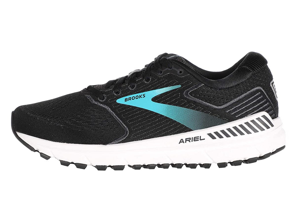 Brooks Women's Ariel '20 Running Shoe 8.5 Black/Ebony/Blue