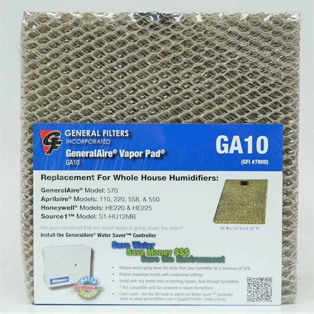 10-4 4PAK #10 for Aprilaire Humidifier 500 550 Liquid Panel Pad Filter