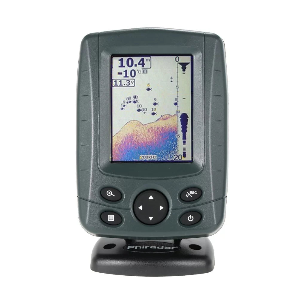 Portable 3.5" LCD Fish Finder Outdoor Fishing Sonar Sensor Fishing Finder Fish Depth Locator