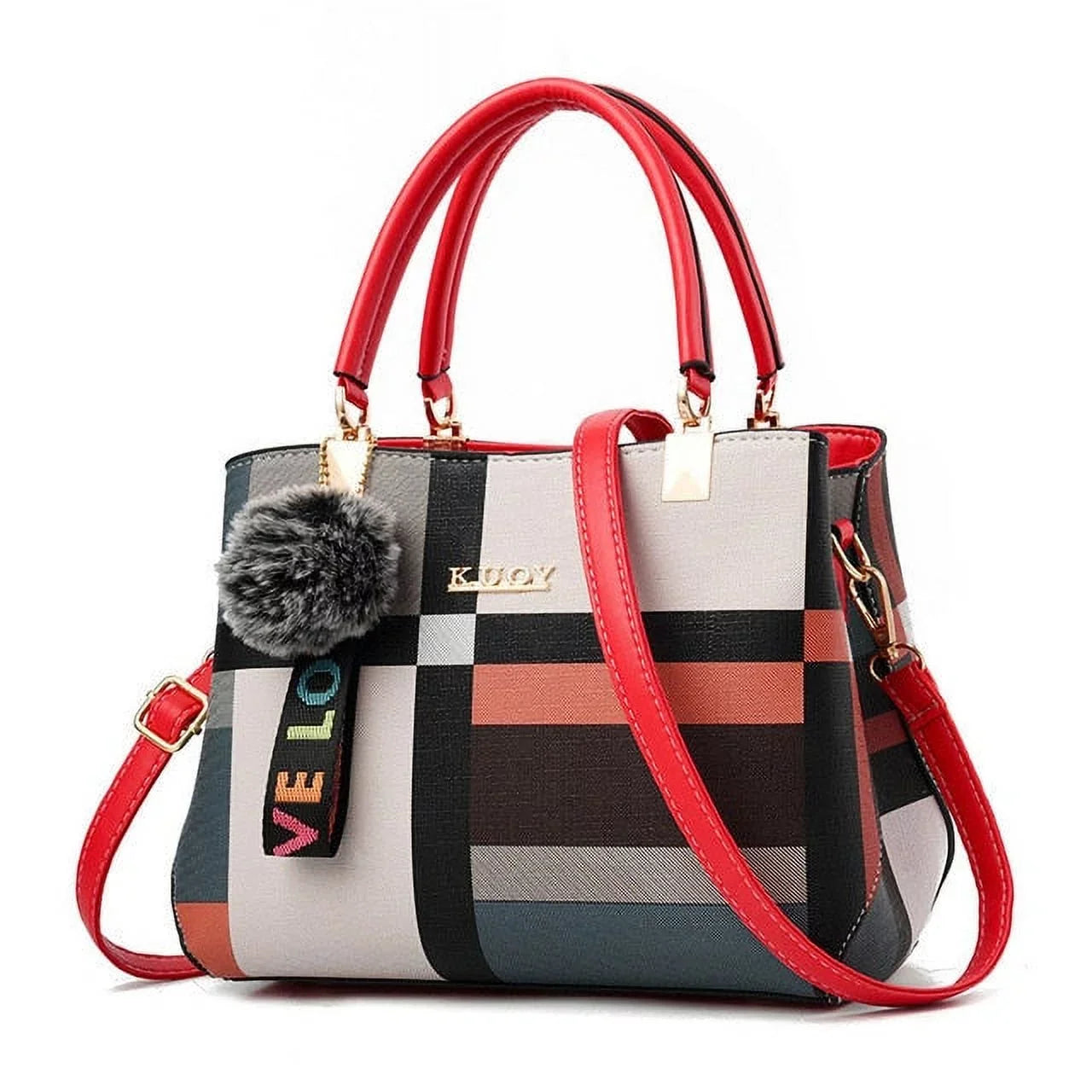 Women New Luxury Handbag Stitching Wild Messenger Bags Designer Brand Plaid Shoulder Bag Ladies Totes