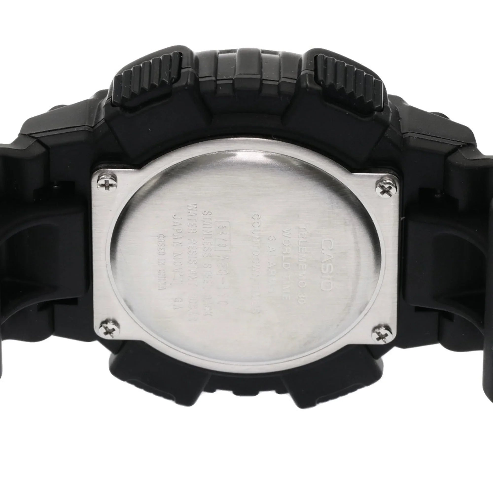 Pre-Owned Casio AEQ-110 Watch Stainless Steel/Rubber Men's CASIO (Good)