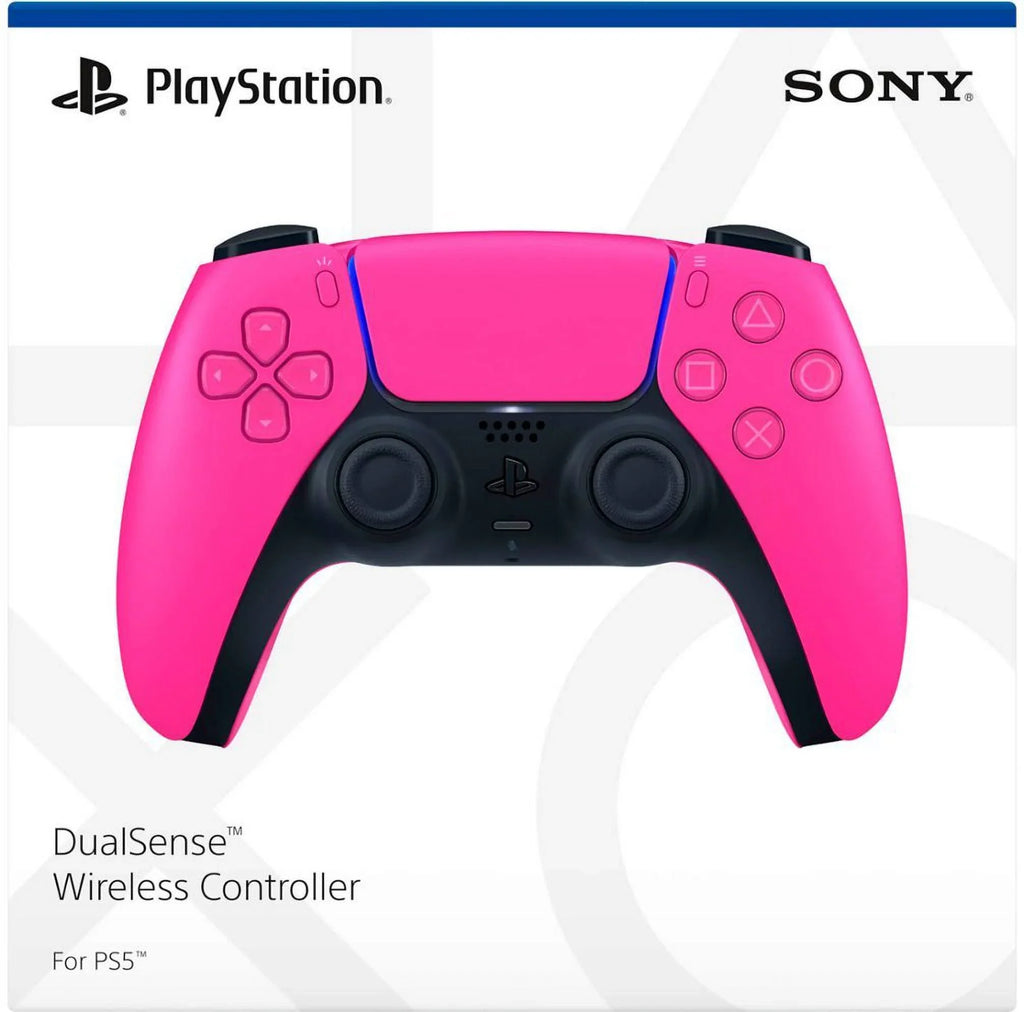 PlayStation 5, PS5 DualSense Wireless Controller - Nova Pink Bundle With 6Ave Microfiber Cleaning Cloth