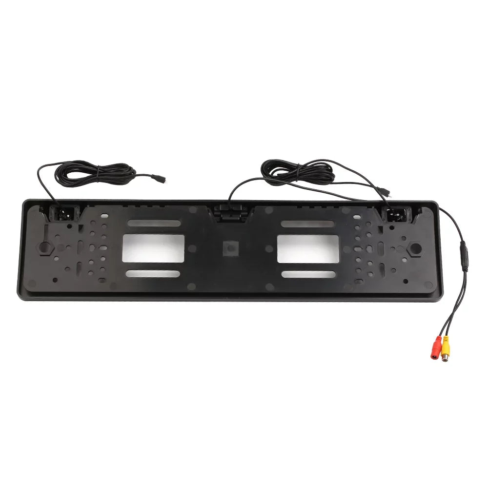 Apexeon European License Plate Frame Rear View Camera, Car Backup Camera with Reversing System, Parking Sensor