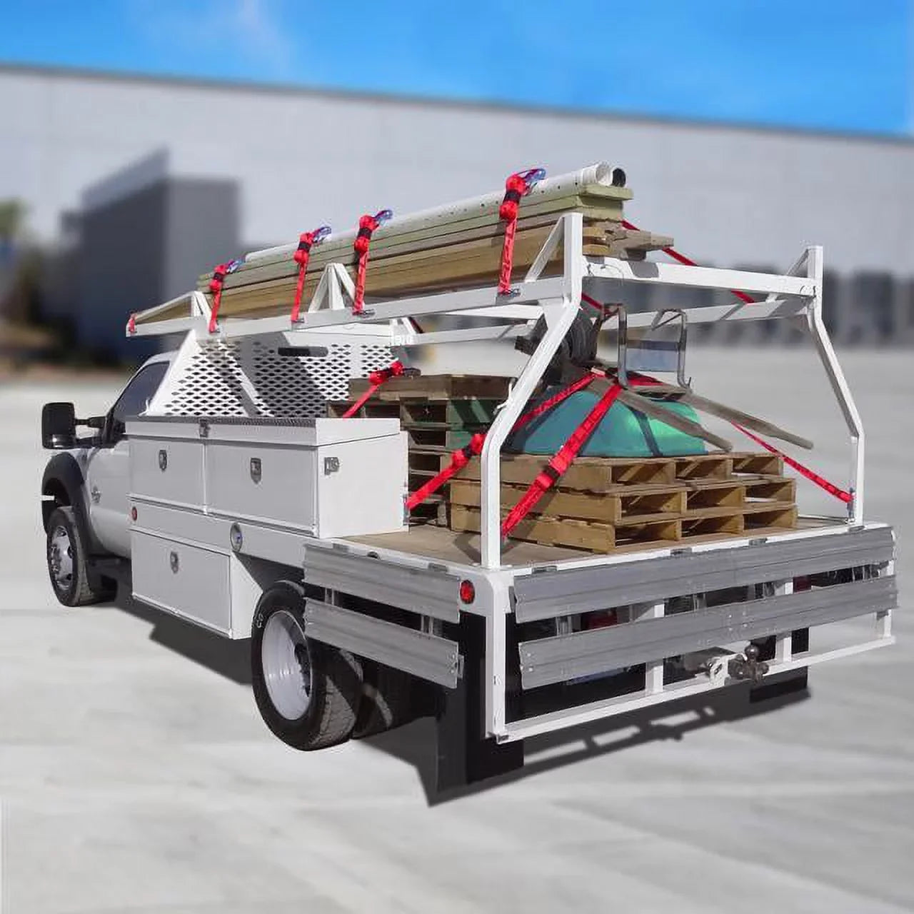 SNAP-LOC E-Track Single Truck Trailer 6-Pack Tie-Down Anchor Kit with 2 in x 16 ft Ratchet Straps 4,400 lb