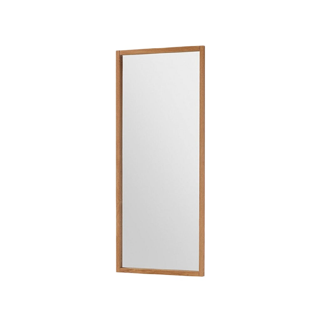 Specchio a Parete Rettangolare con Cornice in Legno