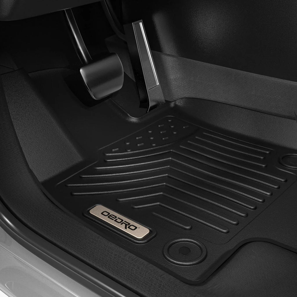Ledkingdomus Floor Mats for 2019-2024 Subaru Forester 3D TPE Rubber Front & 2nd Seat 2 Row Liner Set All-weather