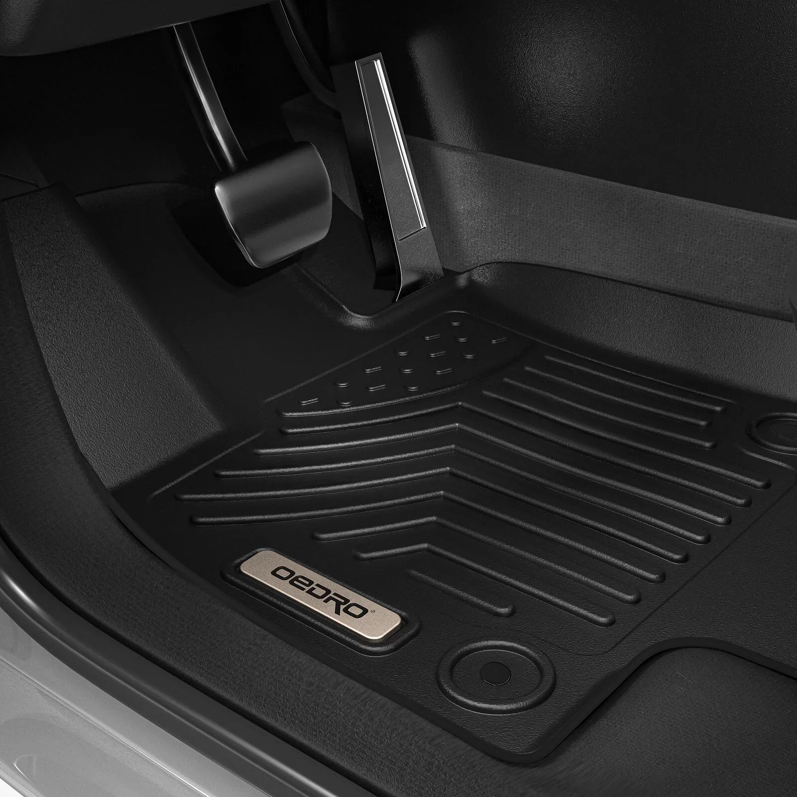 Ledkingdomus Floor Mats for 2019-2024 Subaru Forester 3D TPE Rubber Front & 2nd Seat 2 Row Liner Set All-weather