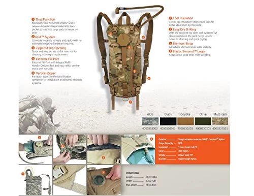 SOURCE Tactical 3L Hydration Pack, 3L, Multicam (4000331503)