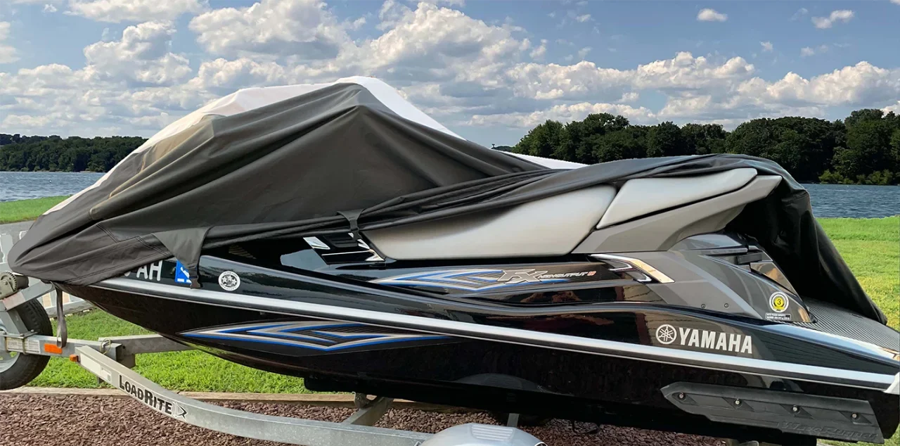 SUPER HEAVY-DUTY PWC 600D JET SKI Cover Compatible for Sea Doo Sea-Doo Bombardier GTI RFI 2003 2004 2005